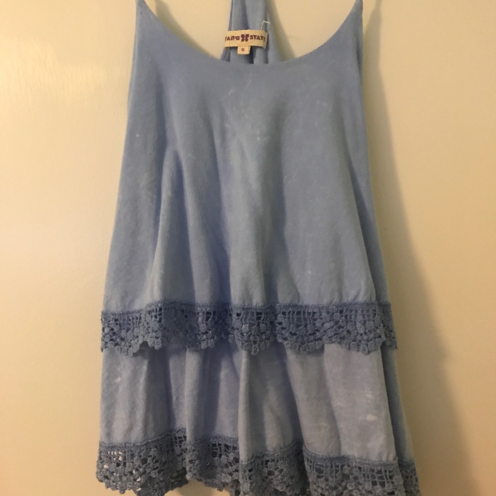 Blue tank top
